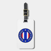 Étiquette À Bagage Bangkok Thaïlande (Devant Vertical)