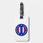 Étiquette À Bagage Bangkok Thaïlande (Dos Vertical)