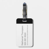 Étiquette À Bagage Bannière de monogramme de Harry Potter | Ravenclaw (Dos Vertical)