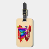 Étiquette À Bagage Bannière sensibilisation sur l'autisme (Devant Vertical)