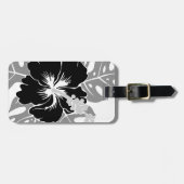 Étiquette À Bagage Banzai Beach Hibiscus Hawaii Floral (Devant horizontal)