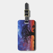 Étiquette À Bagage Baobab africain, Adansonia digitata, 2 (Devant Vertical)