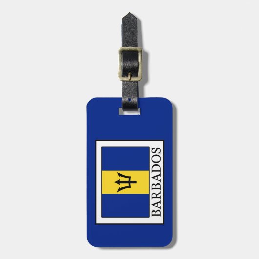 Étiquette À Bagage Barbade (Devant Vertical)