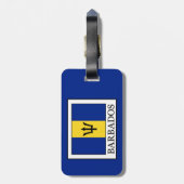 Étiquette À Bagage Barbade (Dos Vertical)