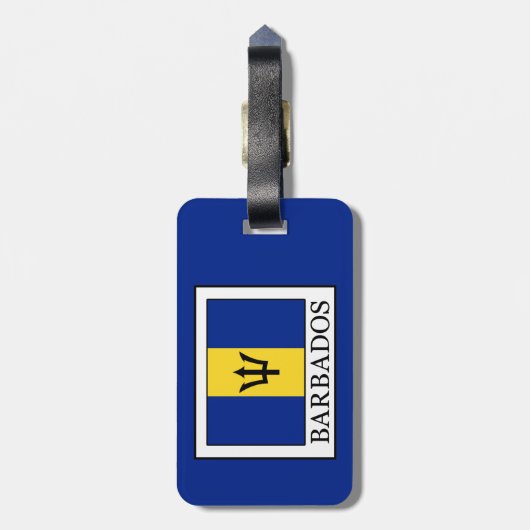 Étiquette À Bagage Barbade (Dos Vertical)