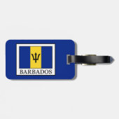 Étiquette À Bagage Barbade (Dos horizontal)