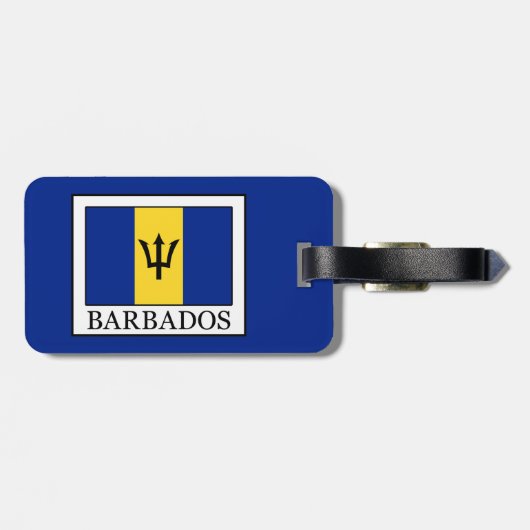 Étiquette À Bagage Barbade (Dos horizontal)