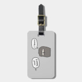 Étiquette À Bagage Barbe fraîche (Devant Vertical)