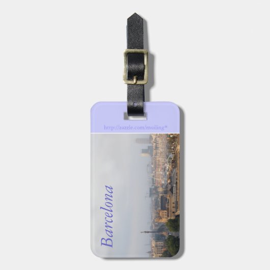 Étiquette À Bagage Barcelone (Devant Vertical)
