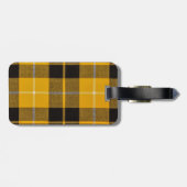 Étiquette À Bagage Barclay Dress Clan Tartan With Monogram (Dos horizontal)