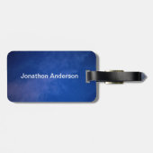 Étiquette À Bagage Baron rouge Triplane et texte vert (Dos horizontal)