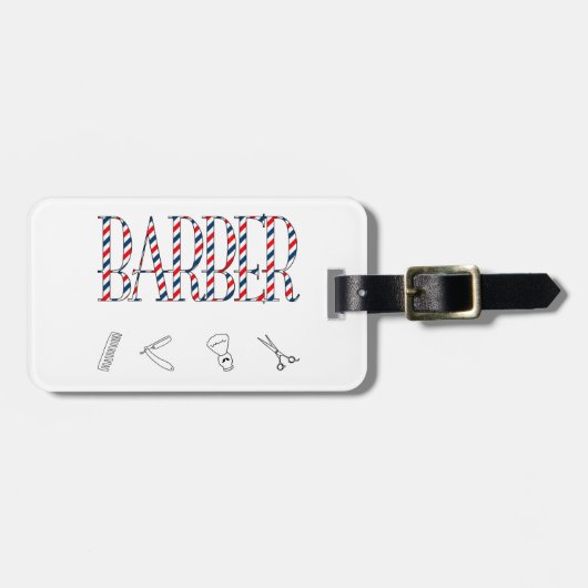 Étiquette À Bagage Barre (Devant horizontal)