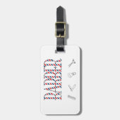 Étiquette À Bagage Barre (Devant Vertical)