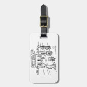 Étiquette À Bagage Barre Reed (Devant Vertical)