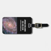 Étiquette À Bagage Barred Spiral Galaxy Messier 83. (Devant horizontal)
