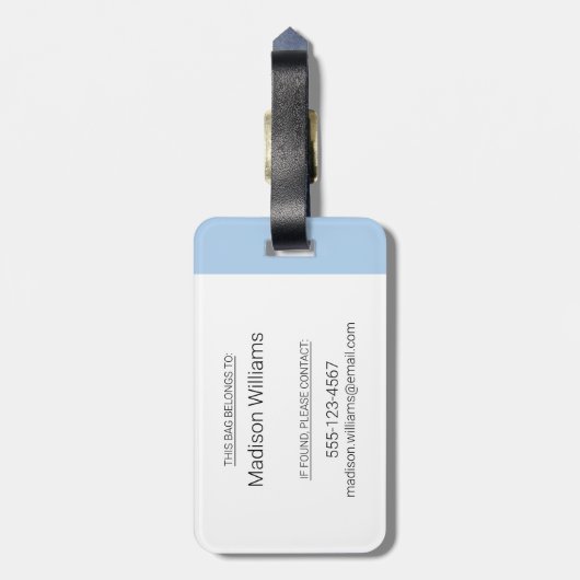 Étiquette À Bagage Bartleby - Les amis pour toujours (Dos Vertical)