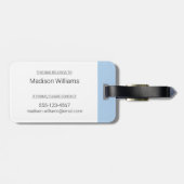 Étiquette À Bagage Bartleby - Les amis pour toujours (Dos horizontal)