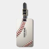 Étiquette À Bagage Base-ball (Devant Vertical)