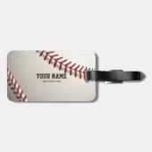 Étiquette À Bagage Base-ball (Dos horizontal)