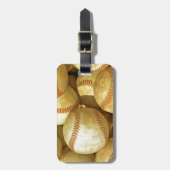 Étiquette À Bagage Baseball (Devant Vertical)