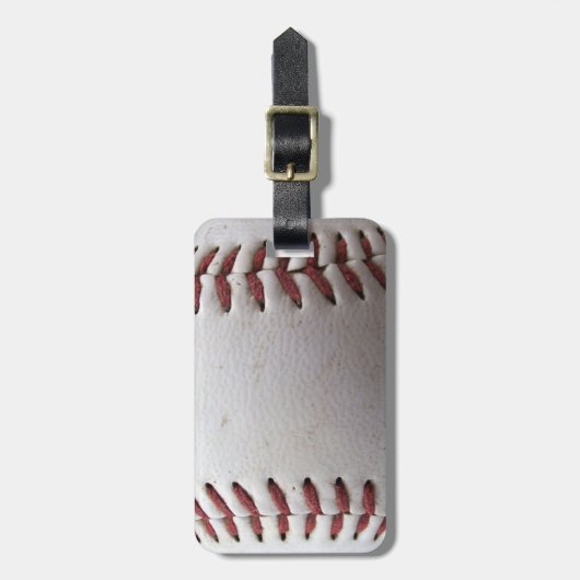 Étiquette À Bagage Baseball (Devant Vertical)