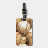 Étiquette À Bagage Baseball (Devant Vertical)