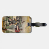 Étiquette À Bagage Baseball : Vintage (Dos horizontal)