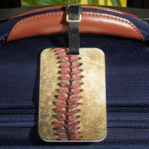 Étiquette À Bagage Baseball vintage
