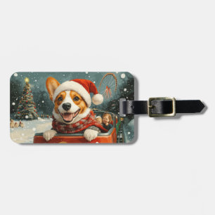 Étiquette À Bagage Basenji Dog Roller Dessous de verre Noël
