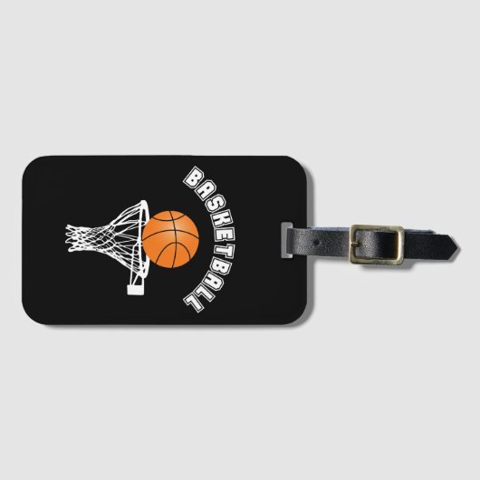 Étiquette À Bagage Basket (Devant Horizontal)