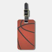 Étiquette À Bagage basket-ball (Devant Vertical)