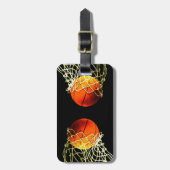 Étiquette À Bagage Basket-ball - Basketball - Balises (Devant Vertical)