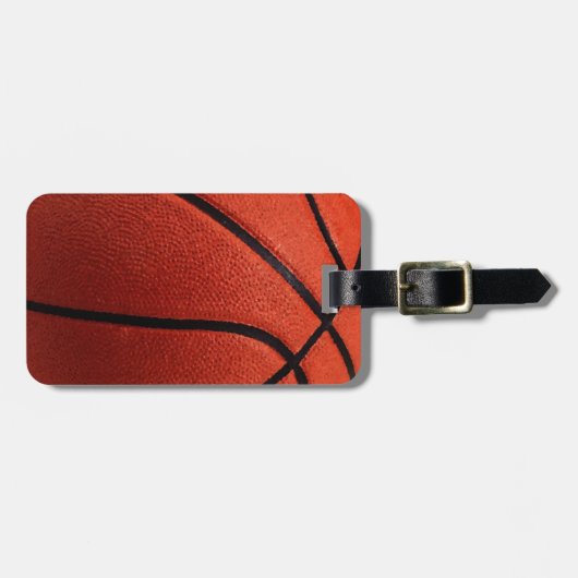 Étiquette À Bagage Basket-ball chaud tendance (Devant horizontal)