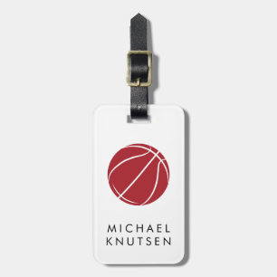 Étiquette À Bagage Basket-ball du Personalized