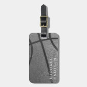 Étiquette À Bagage Basket-ball du Personalized (Devant Vertical)