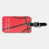 Étiquette À Bagage Basket-ball du Personalized (Devant horizontal)