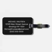 Étiquette À Bagage Basket-ball du Personalized (Dos horizontal)