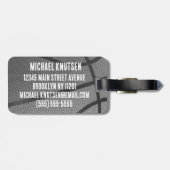 Étiquette À Bagage Basket-ball du Personalized (Dos horizontal)