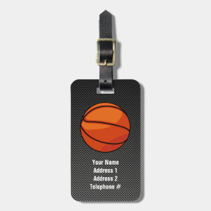 Étiquette À Bagage Basket-ball en fibre de carbone