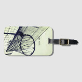 Étiquette À Bagage Basket-ball Hoop Dreams (Devant Horizontal)