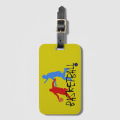 Étiquette À Bagage Basket-ball M190166| (Devant Vertical)