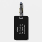 Étiquette À Bagage Basket-ball sportif personnalisé (Dos Vertical)