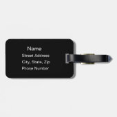 Étiquette À Bagage Basket-ball sportif personnalisé (Dos horizontal)