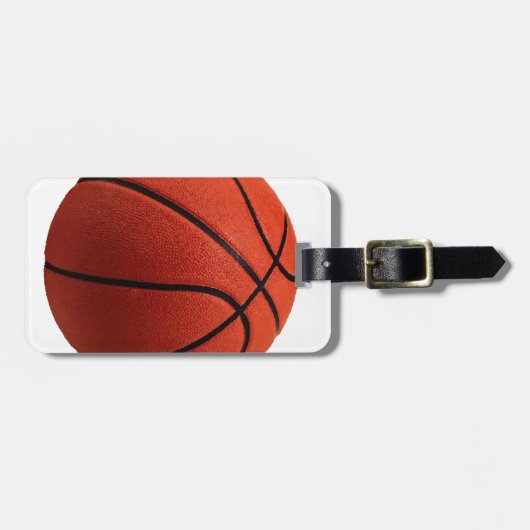 Étiquette À Bagage Basket-ball tendance (Devant horizontal)