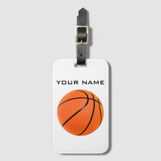 Étiquette À Bagage Basket-ball Votre nom