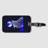 Étiquette À Bagage Basket bleu (Devant Horizontal)