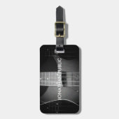 Étiquette À Bagage Bass Guitar Music Modèle Ajouter Texte Personnalis (Devant Vertical)