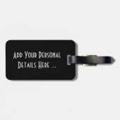 Étiquette À Bagage Basse 1 cd lta (Dos horizontal)