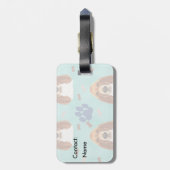 Étiquette À Bagage Basset Hound (Dos Vertical)