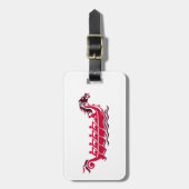 Étiquette À Bagage Bateau de dragon (Devant Vertical)